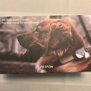 PETFON GPS tracking system with collar, range extender and charger included.